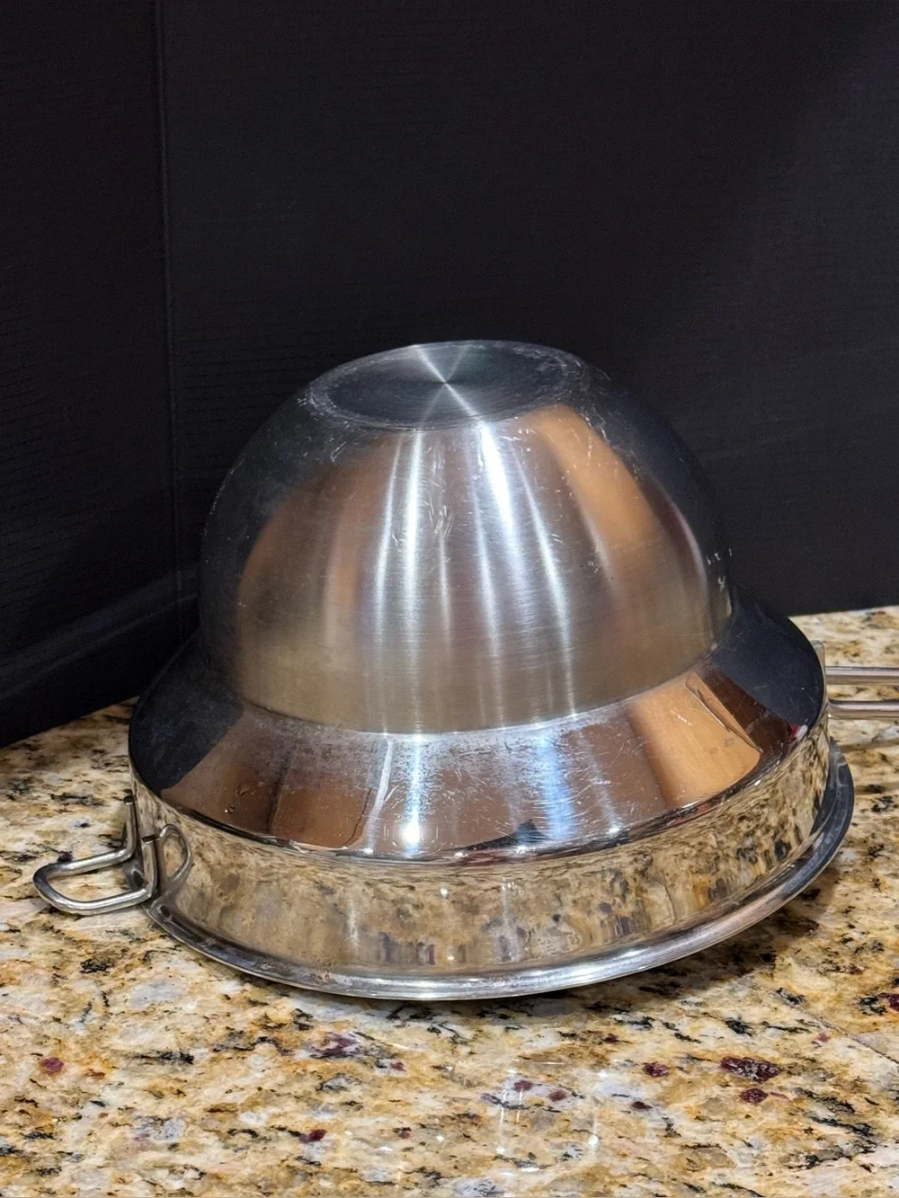 Stainless Steel Double Boiler Insert - Silver- 8.5” top diameter : clean